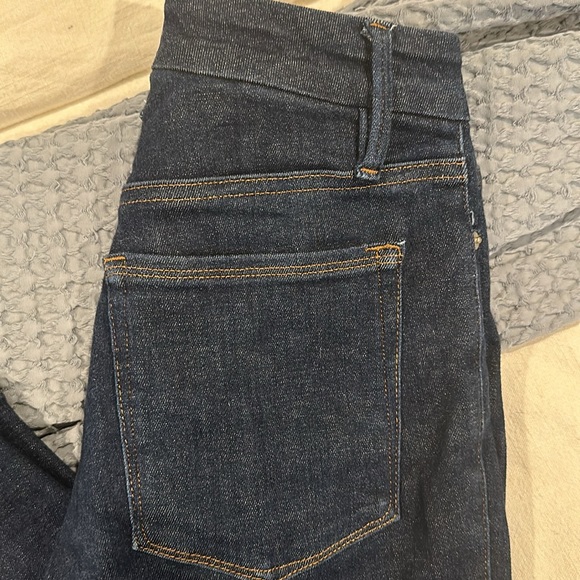 Good American jeans size 6-12 skinny Jean dark denim - Picture 3 of 3